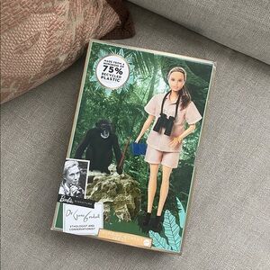 Inspiring women series. Dr. Jane Goodall Barbie